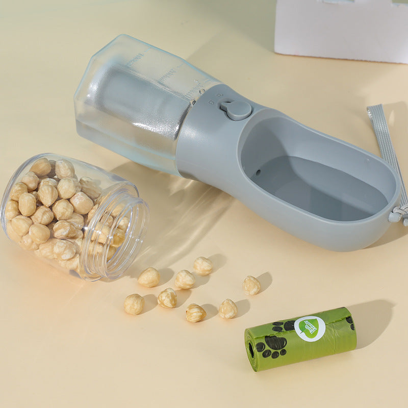 Three-in-one Portable Small Multi-functional Pet Cup
